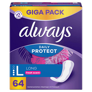 always Slipeinlagen Daily Protect Long, 64 St. von Always