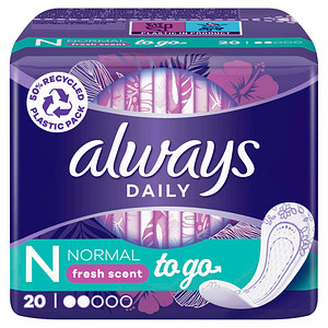 always Slipeinlagen Daily to go Normal, 20 St. von Always