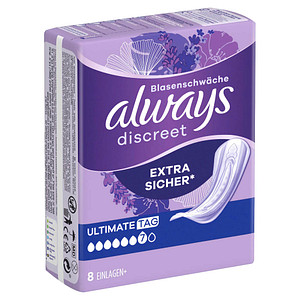 always Slipeinlagen discreet Extra Sicher Ultimate Tag , 8 St. von Always