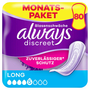 always Slipeinlagen discreet Long, 80 St. von Always