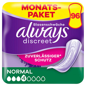 always Slipeinlagen discreet Normal, 96 St. von Always