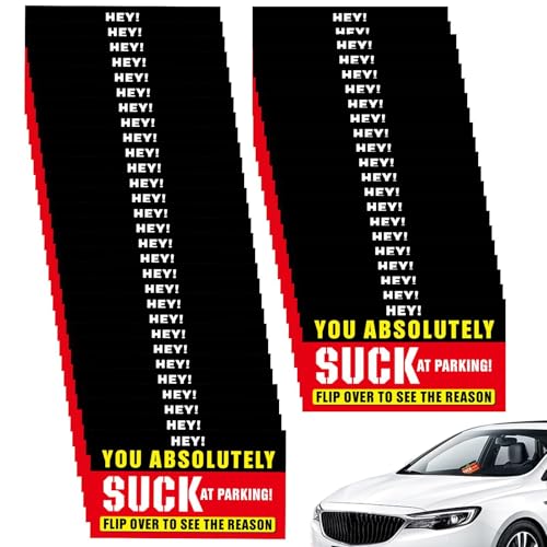 Aufkleber „Bad Parking“, „Parked Like An “-Visitenkarten, Parkkarte Gefälschtes Parkticket, 50x Lustige „Du Hast Wie Ein Geparkt“-Karten, Schlechte Parkscheine, Visitenkarten, Autozubehör, Aufkleber „Bad Parking“, „Parked Like An “-Visitenkarten, Parkkarte Gefälschtes Parkticket, 50x Lustige „Du Hast Wie Ein Geparkt“-Karten, Schlechte Parkscheine, Visitenkarten, Autozubehör, von Alwida