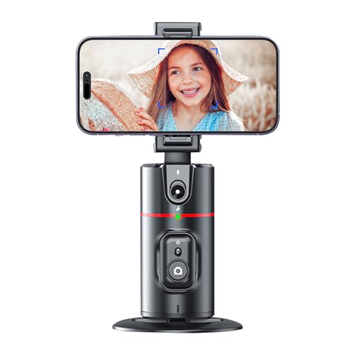 Telefonhalterung mit automatischem Suvi, automatische 360-Grad-Rotation, intelligentes Sivi für Gesicht und Körper, Plug & , keine App erforderlich, Handyhalterung/Pad/Gerät P Telefonhalterung mit automatischem Suvi, automatische 360-Grad-Rotation, intelligentes Sivi für Gesicht und Körper, Plug & , keine App erforderlich, Handyhalterung/Pad/Gerät P von Alwida