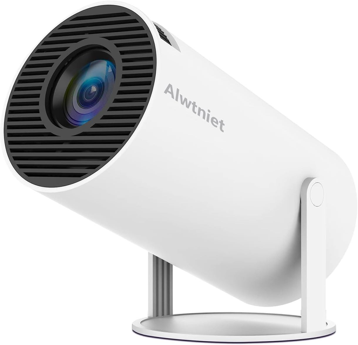 Alwtniet Beamer 4K 1080P Full HD Unterstützt Trapezoid Correction Portabler Projektor (3840 x 2160 px, 1080P Full HD Unterstützt Mini Projektor Android 11.0 5G WiFi 6 BT 5.0) von Alwtniet