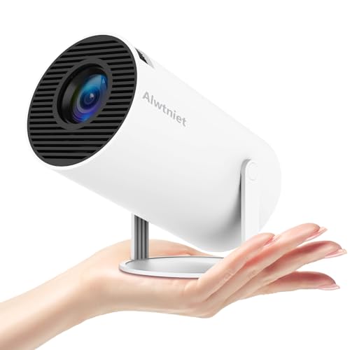 Tragbarer Mini-Projektor, WiFi6 BT 5.0 Android 11.0, 4K 1080P kompatibler Videoprojektor, horizontale Trapezkorrektur Filmprojektor mit 180° Drehung kompatibel mit Handys Tragbarer Mini-Projektor, WiFi6 BT 5.0 Android 11.0, 4K 1080P kompatibler Videoprojektor, horizontale Trapezkorrektur Filmprojektor mit 180° Drehung kompatibel mit Handys von Alwtniet