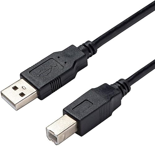 AlyKets 6FT USB 2.0 Druckerkabel, USB-A zu USB-B Kabel High Speed Kompatibel mit Drucker/Scanner Epson, HP, Canon, Brother, Lexmark, Dell, Xerox, Samsung Piano, Midi, DAC und mehr von AlyKets