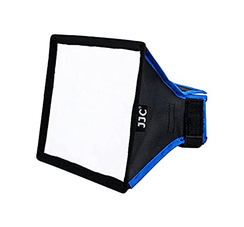 JJC RSB-M Rechteckige Softbox für tragbare Externe Blitzgeräte, 23 x 18 cm, Schwarz von Alyasameen