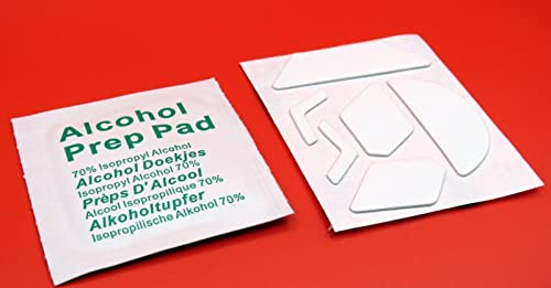 1 Set Gleitpad WEIß passend für Logitech G900 Gaming-Maus, PTFE Ersatz-Füße, Glides/Mausgleiter, Skates, Selbstklebend von AmMiGoo