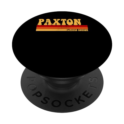 PAXTON Name Personalisierte Idee Herren Retro Vintage PAXTON PopSockets mit austauschbarem PopGrip von AmaStyle Co.
