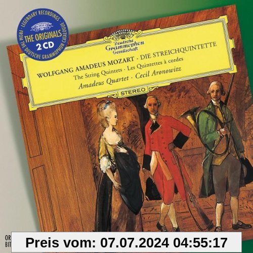 Mozart: Die Streichquintette. KV 174,406,515,516,593,614 von Amadeus Quartet