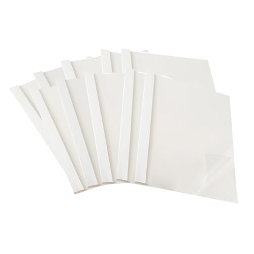 Amagogo 10 Stück Thermobindehüllen, Papier-Dateischutz, Aufbewahrungsdatei-Präsentationshüllen Dokumentenhüllen für Dokumente, Business, 0.6 cm x 29.8 cm x 21.2 cm von Amagogo