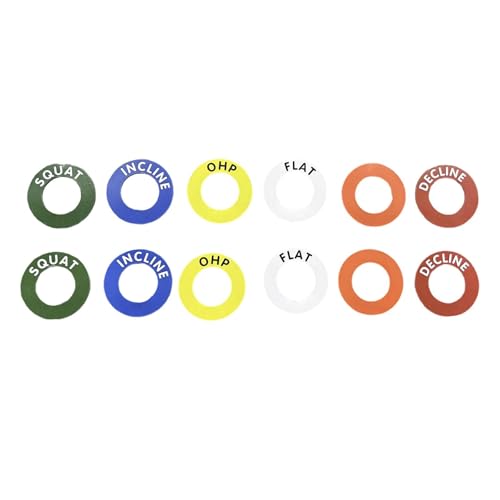 Amagogo 12 Stücke Squat Rack Position Marker Power Rack Position Marker Fitness Accessoires Tags Overhead Press Langhantelmarkierungen Amagogo 12 Stücke Squat Rack Position Marker Power Rack Position Marker Fitness Accessoires Tags Overhead Press Langhantelmarkierungen von Amagogo