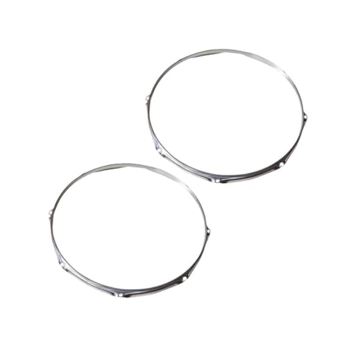 Amagogo Drum Hoops Drum Felgen Wartung Tragbares Musikzubehör Percussion Instrument Praktisch für Top- und Bottom -Teig -Hoops, 14 in 8 Hole von Amagogo