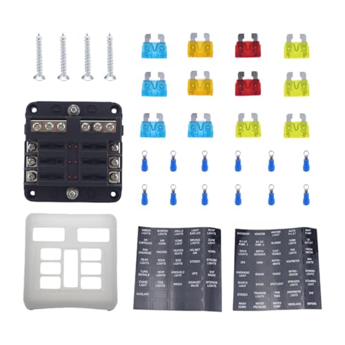 Amagogo Generischer Flachsicherungsblock, Staubdicht, 12 V, 30 A, für Amagogo Generischer Flachsicherungsblock, Staubdicht, 12 V, 30 A, für von Amagogo