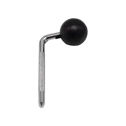 Amagogo L Rod Ball Drum Regulator Parts for Drum Player,Musical Instruments Handbell Cowbell Clamp Holder Universal Ball, 45mm von Amagogo
