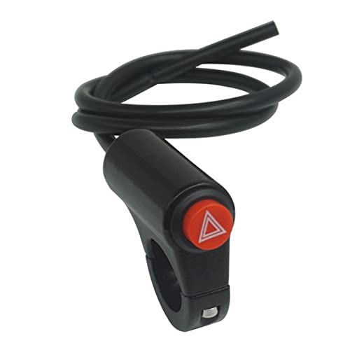 Amagogo Motorrad Hazard Light Switch Taste Taste Not Lampenschalter Universal Fahrzeug Amagogo Motorrad Hazard Light Switch Taste Taste Not Lampenschalter Universal Fahrzeug von Amagogo