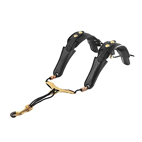 Amagogo Saxophon-Schultergurt mit verstellbarer Länge für Tenor-Altsaxophon-Nackengurt-Instrumentenzubehör Amagogo Saxophon-Schultergurt mit verstellbarer Länge für Tenor-Altsaxophon-Nackengurt-Instrumentenzubehör von Amagogo