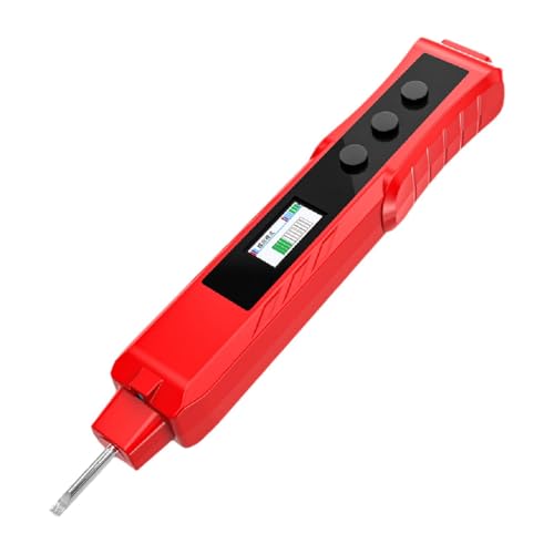 Amagogo Spannungsprüfer, Display, praktisch, hochpräzise, ​​leicht, vielseitig, mit Taschenlampe, verschleißfest, Spannungsprüfer von Amagogo
