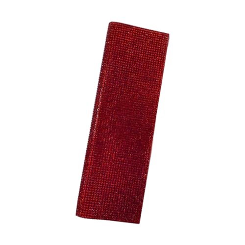 Amagogo Strass Mikrofon Griff Sleeve Mic Cover, Auffällig, Universal Handheld Mikrofon Protector für Bühne Hochzeit Party, rot von Amagogo