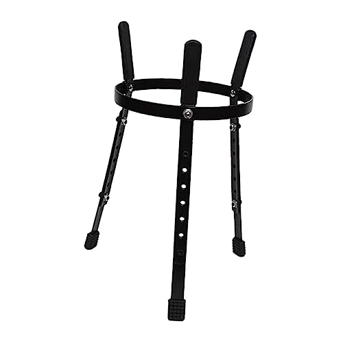 Sitzender Fass-Ständer Conga-Ständer, rutschfester Trommelständer, afrikanischer Djembe-Ständer, Instrument, 25,4 cm von Amagogo