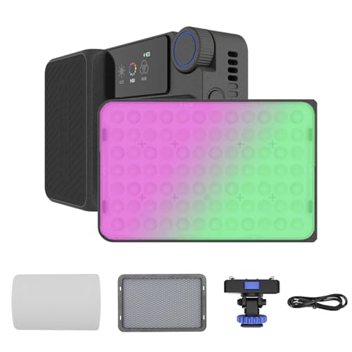 Amaran Ace 25C RGB LED-Videolicht, 25W/32W Boost-Modus-Taschenlicht mit 2300K-10000 CCT, 1500 Lux@1M, 4500mah wiederaufladbarer Akku, PD-Schnellladung, App Control & Vlog Lighting Charcoal Amaran Ace 25C RGB LED-Videolicht, 25W/32W Boost-Modus-Taschenlicht mit 2300K-10000 CCT, 1500 Lux@1M, 4500mah wiederaufladbarer Akku, PD-Schnellladung, App Control & Vlog Lighting Charcoal von Amaran