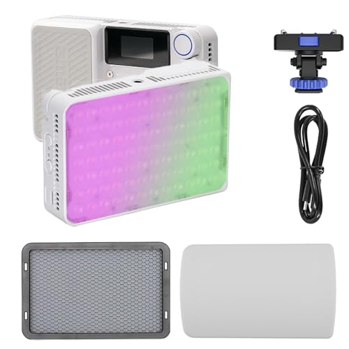 Amaran Ace 25C RGB LED-Videolicht, Vollfarb 2300-10000K Bi-Farben, 4500mah wiederaufladbare Batterie & PD Schnelles Laden, tragbar für Fotografie/Filmemachen/Vlogging (weiß) von Amaran