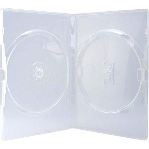 1 x Amaray Doppel-DVD-Hülle (Gesicht auf Gesicht), 14 mm breiter Rücken, in Dragon Trading Verpackung von Amaray