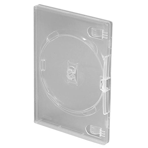 Amaray Transparente DVD-/CD-/Blu-Ray-Hülle, hochwertig, 14 mm Rücken, rote Sicherheits-Befestigung Amaray Transparente DVD-/CD-/Blu-Ray-Hülle, hochwertig, 14 mm Rücken, rote Sicherheits-Befestigung von Amaray