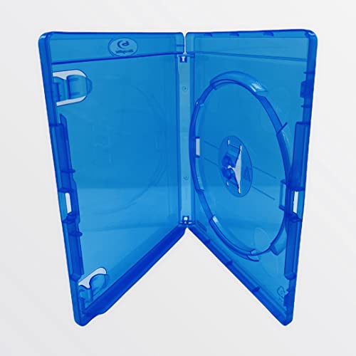 5 x Amaray Blu-Ray 14 mm Aufbewahrungsbox für eine einzelne (1) Disc mit Logo in Dragon Trading® Verpackung von Amaray