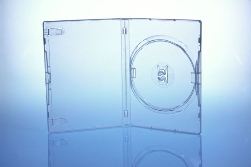 AMARAY DVD Hülle, Hüllen transparent für 1 Disc 14mm - 100 Stück von Amaray