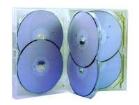 Amaray 6 Way DVD/cd case - 5 Pack von Amaray