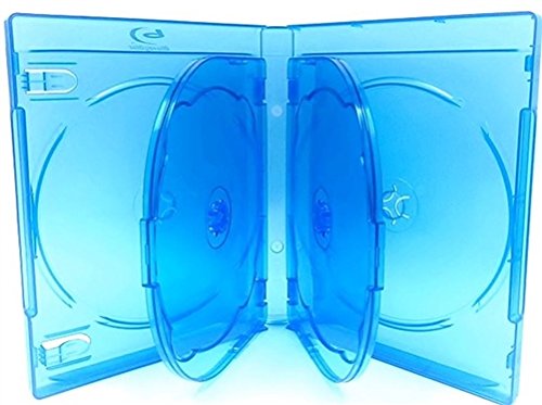 Amaray Blu-Ray-Hülle für 4 Discs, 21 mm, in Dragon-Trading-Verpackung, 5 Stück Amaray Blu-Ray-Hülle für 4 Discs, 21 mm, in Dragon-Trading-Verpackung, 5 Stück von Amaray