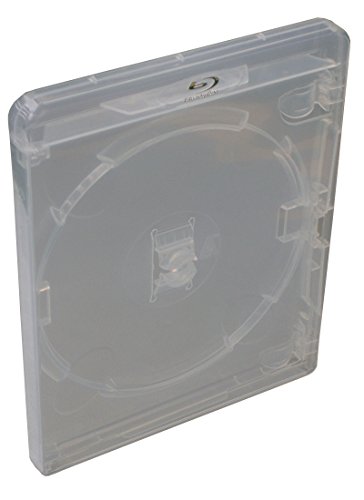 Amaray Blu Ray Hülle mit Transparenten Bluray Logo Transparent für 1 Bluray,DVD 50 Hüllen passend für Playstation 3 ohne Logo Amaray Blu Ray Hülle mit Transparenten Bluray Logo Transparent für 1 Bluray,DVD 50 Hüllen passend für Playstation 3 ohne Logo von Amaray