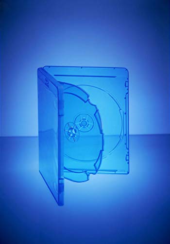 Amaray Blu-Ray- und DVD-Hülle (für 2 Discs) Blau, 2 Stück von Amaray