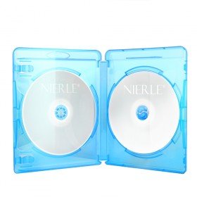 Amaray Blu-ray Doppelhüllen, 15 mm, Maschinen-pack-Qualität, Transparent, Blau, 10 Stück Amaray Blu-ray Doppelhüllen, 15 mm, Maschinen-pack-Qualität, Transparent, Blau, 10 Stück von Amaray