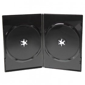 Amaray DVD Doppelhüllen Slim, 7 mm, Schwarz, 100 Stück Amaray DVD Doppelhüllen Slim, 7 mm, Schwarz, 100 Stück von Amaray