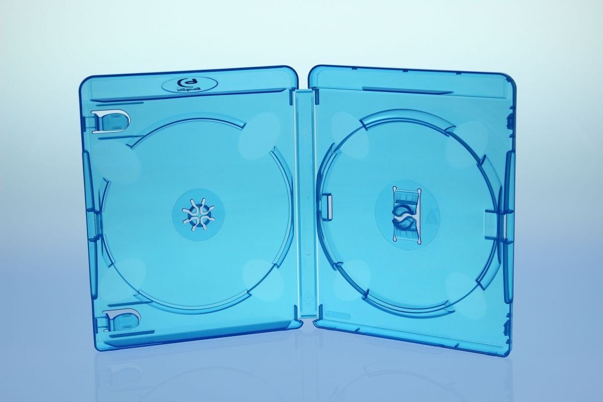 Amaray DVD-Hülle 50 Amaray BluRay Hüllen 15mm / 2fach 2er BD Hüllen / Farbe: blau / hig Amaray DVD-Hülle 50 Amaray BluRay Hüllen 15mm / 2fach 2er BD Hüllen / Farbe: blau / hig von Amaray