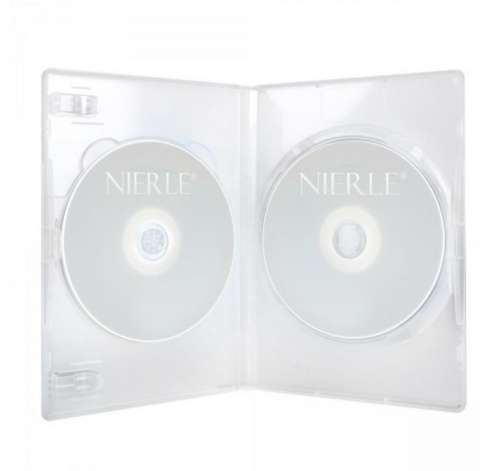 Amaray DVD-Hülle Amaray DVD Doppelhüllen Slim, 7 mm, Transparent, 100 Stück von Amaray