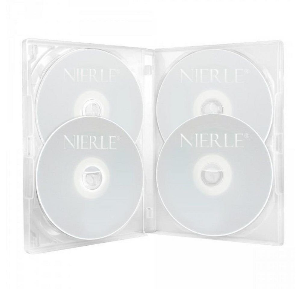 Amaray DVD-Hülle DVD-Hüllen Amaray 4er 15 mm, transparent, 10 Stück von Amaray
