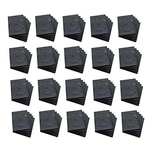 Amaray DVD-Hüllen für 1 Scheiben, 14 mm, Schwarz, 100 Stück Amaray DVD-Hüllen für 1 Scheiben, 14 mm, Schwarz, 100 Stück von Amaray