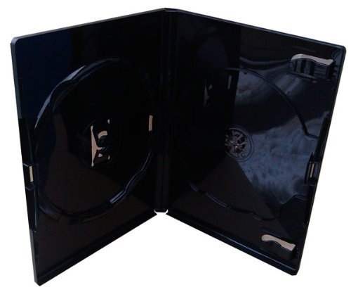 Amaray Doppel-DVD-Hüllen, 50 Stück, Schwarz Amaray Doppel-DVD-Hüllen, 50 Stück, Schwarz von Amaray