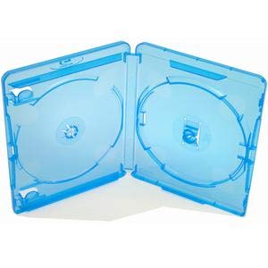 Dragon Trading Amaray Doppel-Blu-ray-Gehäuse (Gesicht auf dem Gesicht), 15 mm Rücken, 10 Stück von Amaray