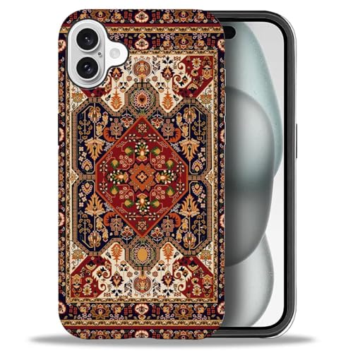 Schutzhülle für iPhone 16 Plus, Motiv: Perserteppich, orientalischer Teppich, Fallschutz, weich, stoßfest, für Mädchen, Frauen, Jungen, Männer, Hülle für iPhone 16 Plus Schutzhülle für iPhone 16 Plus, Motiv: Perserteppich, orientalischer Teppich, Fallschutz, weich, stoßfest, für Mädchen, Frauen, Jungen, Männer, Hülle für iPhone 16 Plus von Amasnay