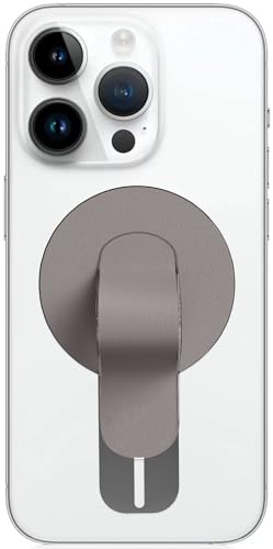 Amayo - Handy Fingerhalter für Magsafe, Magnetische Fingerhalterung Griff Magnet Halter Smartphone Ständer für iPhone 14, 13, 12 Pro Max, Samsung, Huawei, Zubehör für Magsafe (Grau) von Amayo