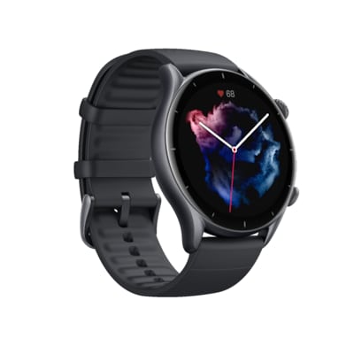 Amazfit GTR 3 Smartwatch Aluminium-Gehäuse, Thunder Black, Amoled-Display von Amazfit