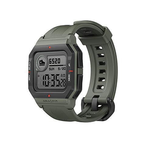 Amazfit Neo Smartwatch mit Herzfrequenz- und Stressüberwachung, 5 ATM wasserdichte Sportuhr, Fitness- und Aktivitätstracker mit 37 Tagen Akkulaufzeit, Grün (Erneuert) von Amazfit