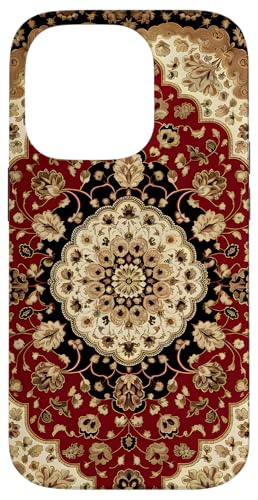 Vintage Traditioneller Persischer Teppich Orientalischer Teppich Muster Hülle für iPhone 14 Pro von Amazing Cases Store