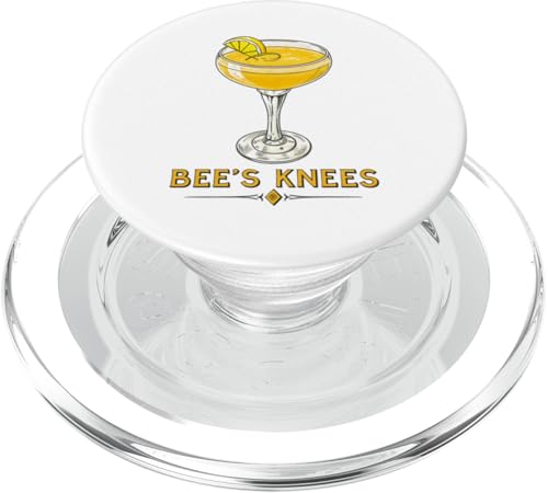 Bee's Knees Zitronencocktail im Vintage-Stil PopSockets PopGrip für MagSafe Bee's Knees Zitronencocktail im Vintage-Stil PopSockets PopGrip für MagSafe von Amazing Drink Designs Co.