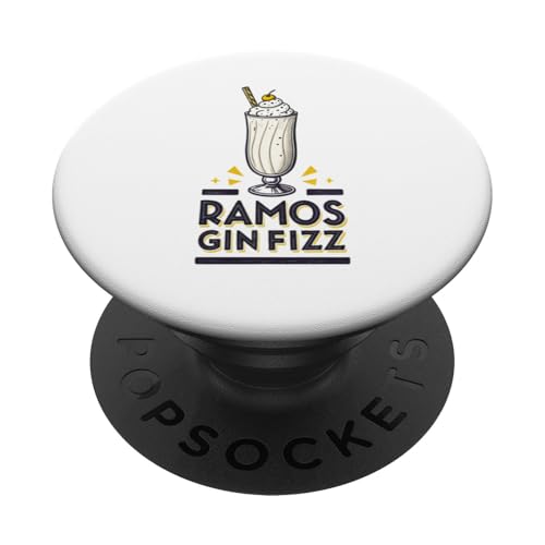 Classic Drink Lover's Ramos Gin Fizz PopSockets Klebender PopGrip Classic Drink Lover's Ramos Gin Fizz PopSockets Klebender PopGrip von Amazing Drink Designs Co.