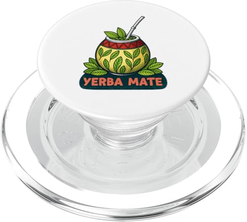 Einzigartiges, klassisches Yerba Mate inspiriertes Design PopSockets PopGrip für MagSafe Einzigartiges, klassisches Yerba Mate inspiriertes Design PopSockets PopGrip für MagSafe von Amazing Drink Designs Co.